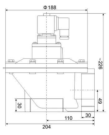DMF-Z-62S型直角式電磁脈沖閥