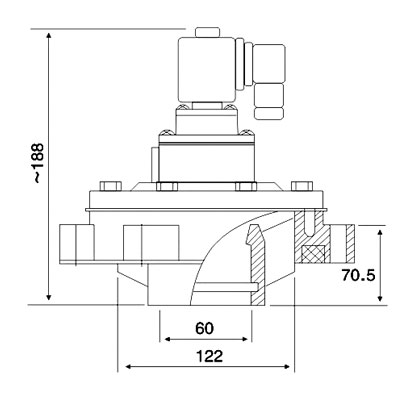 DMF-Y-50S淹沒式電磁脈沖閥(廠家直銷)