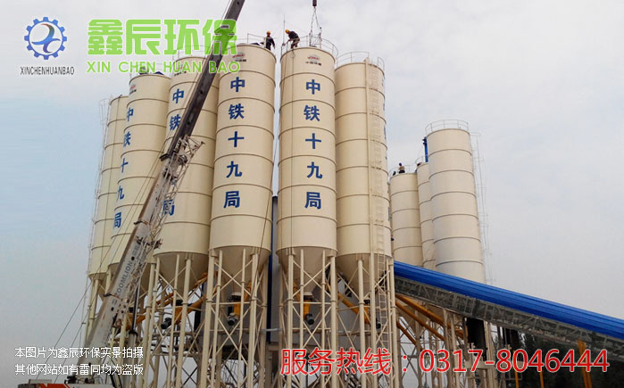 水泥拌合站倉(cāng)頂單機(jī)除塵器案例